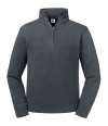270M Russell Athletic Authentic Zip Neck Sweatshirt Convoy Grey  colour image